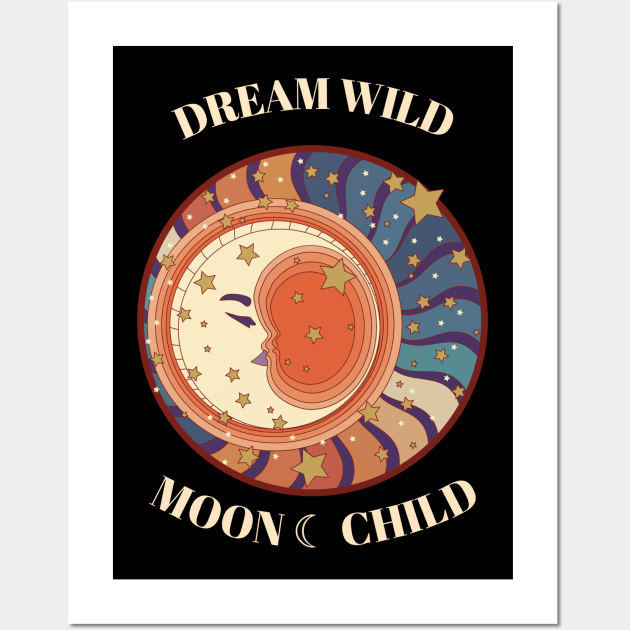 Dream wild moon child Wall Art by John Byrne